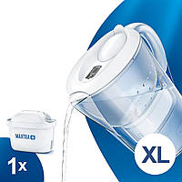 Фільтр-глечик Brita Marella XL Memo MX 3.5 л (2.0 л очищеної води), білий