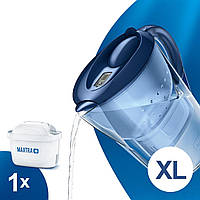 Фільтр-глечик Brita Marella XL Memo MX 3.5 л (2.0 л очищеної води), синій