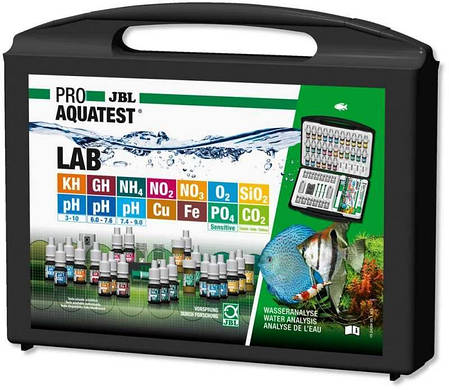 JBL ProAquaTest LAB - Набір з тестами для вимірювання 13-ти параметрів води в прісноводних акваріум, фото 1