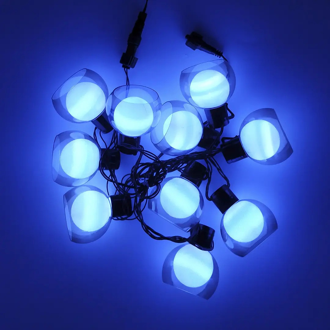 Гірлянда 10 Світлодіодних Куль Ширина 3м,Висота 2м 200LED RD-249 Колір ламп-Білий (50)