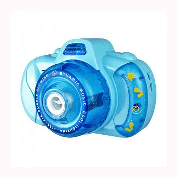 Генератор мильних бульбашок Bubble Camera (Блакитний) | Апарат для створення мильних бульбашок