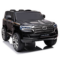 Детский электромобиль джип «Toyota» Land Cruiser JJ2022EBLR-2 черный (разные цвета).