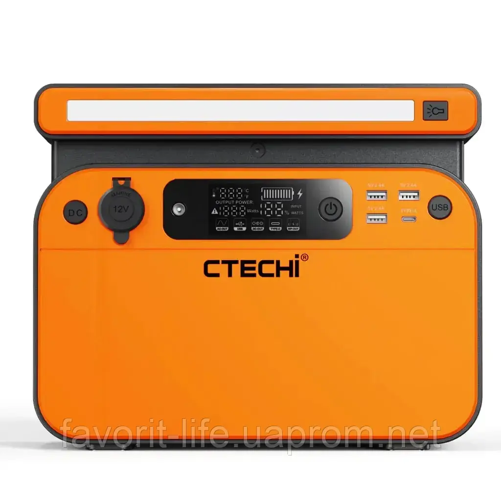 Портативная зарядная электростанция 500W 162000 mAh CTECHi GT500 (85359) - фото 4 - id-p1721703861