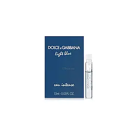 Оригінал Пробник Dolce Gabbana Light Blue Eau Intense 1,5 мл виала ( Дольче габбана лайт блю интенс )