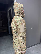 Куртка тактична зимова Softshell, Single Sword, Мультикам, розмір L, тепла зимова куртка для військових софтшел (153.20.0103), фото 3