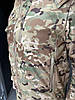 Куртка тактична зимова Softshell, Single Sword, Мультикам, розмір L, тепла зимова куртка для військових софтшел (153.20.0103), фото 9