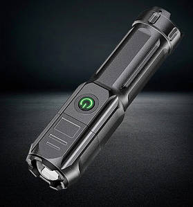 Ліхтарик ручний тактичний акумуляторний USB
