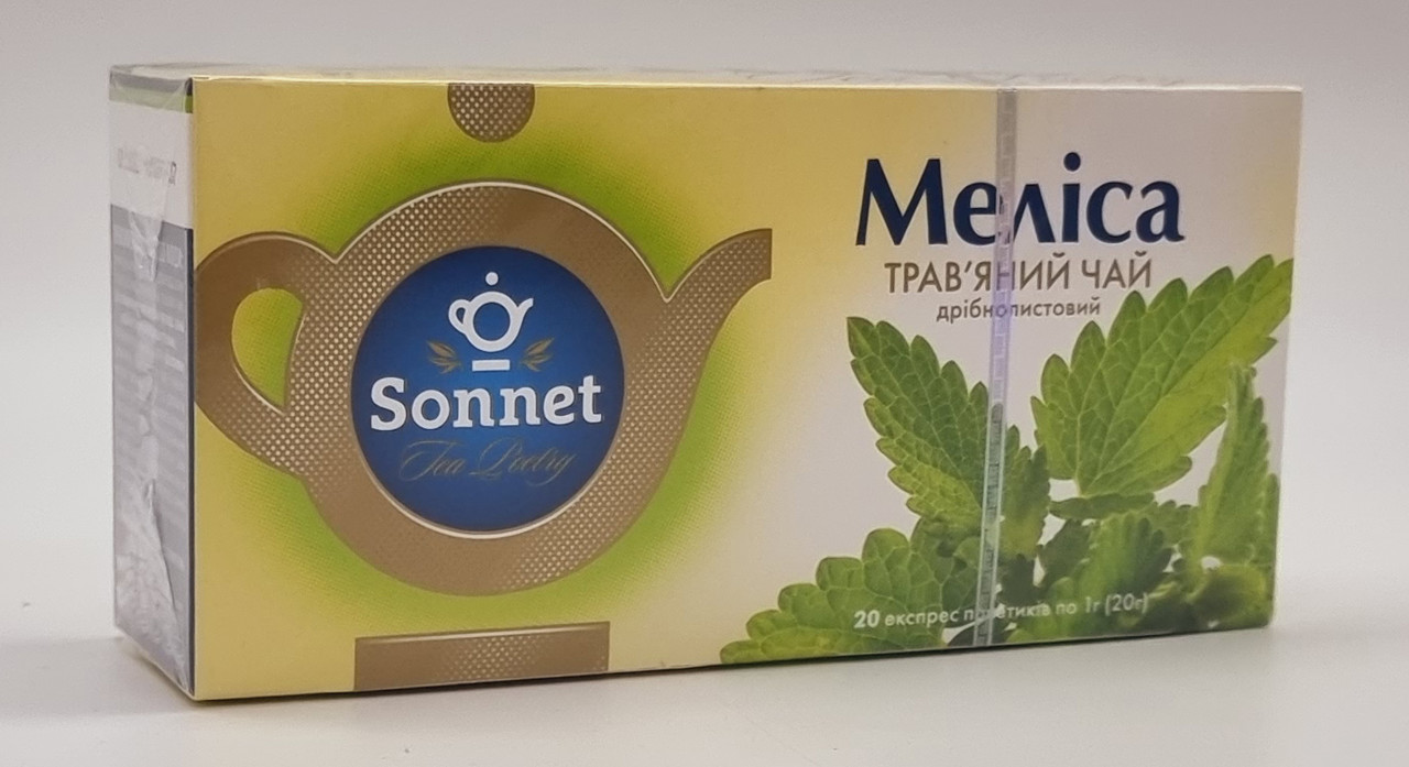Трав'яний чай "Sonnet" Меліса 20 пак.