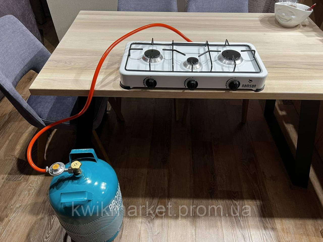 Купить Комплект ( Газовая плита ,Баллон (27л) ( С газом ) ,Редуктор ...