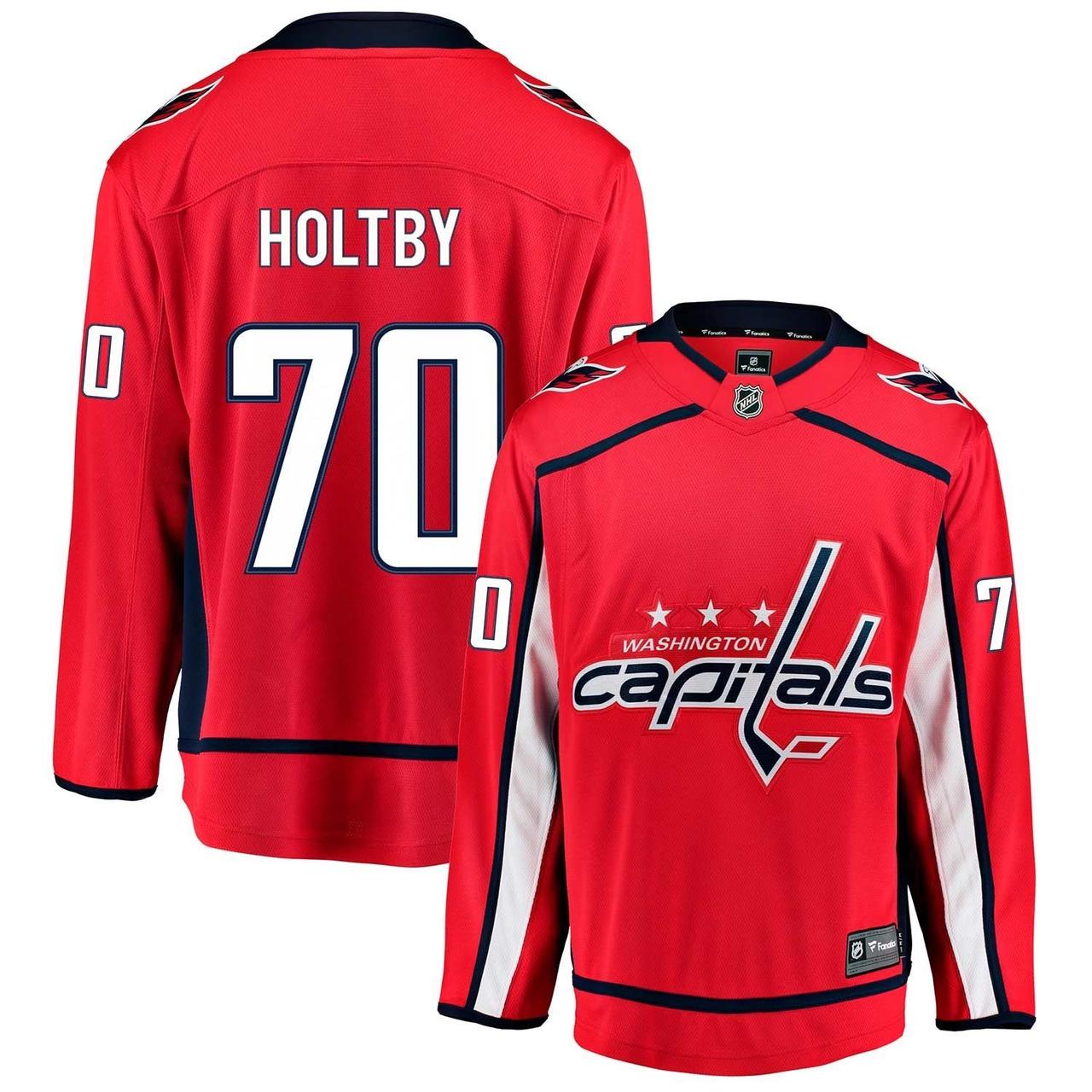 Офіційна ігрова хокейка (jersey) Reebok Holtby 70  Washington Capitals