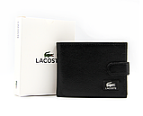 Чоловічий подарунковий набір ремінь-шум LACOSTE натуральна шкіра, фото 4