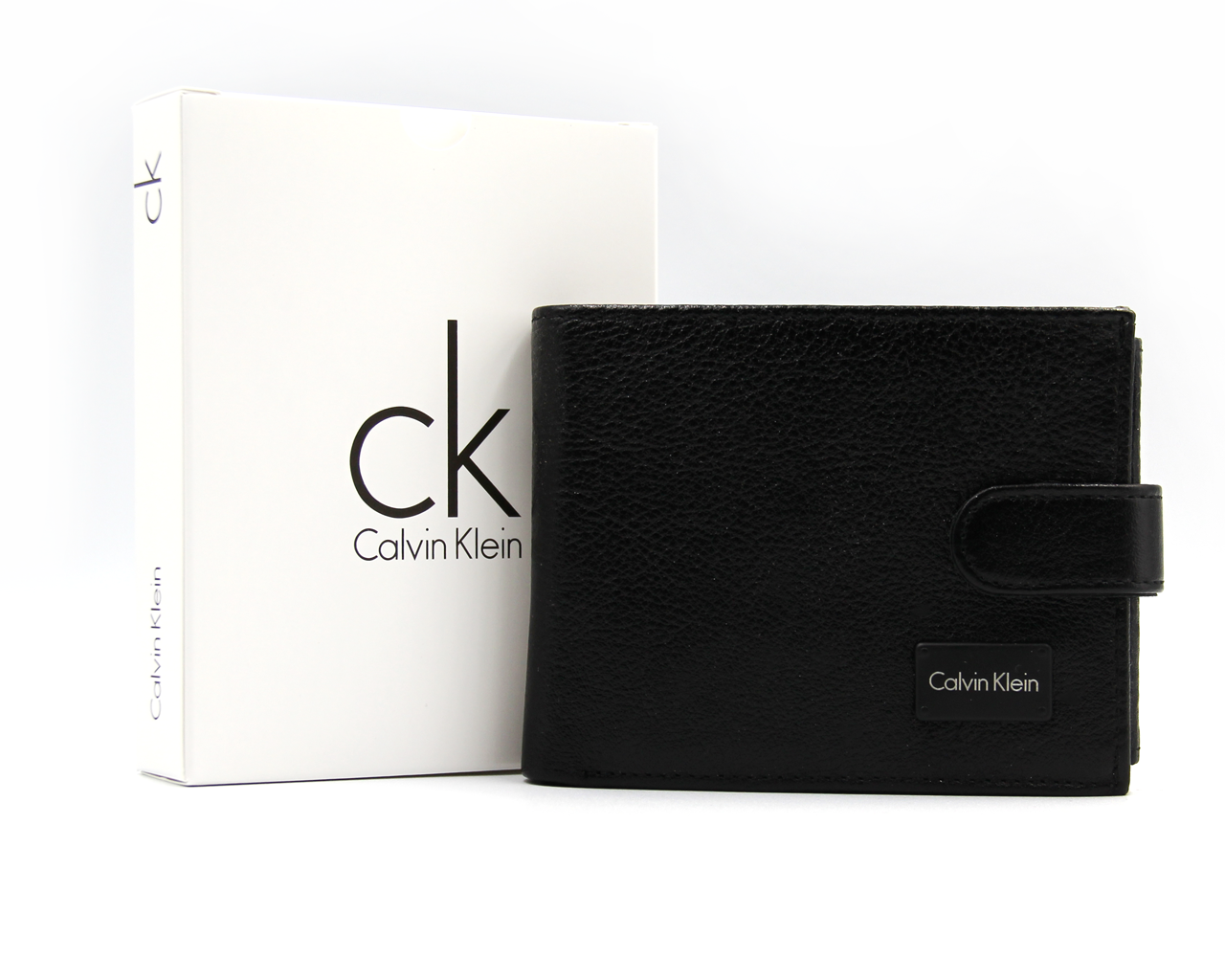 Гаманець чоловічий Шкіряний Calvin Klein у подарунковій Упаковці, фото 1