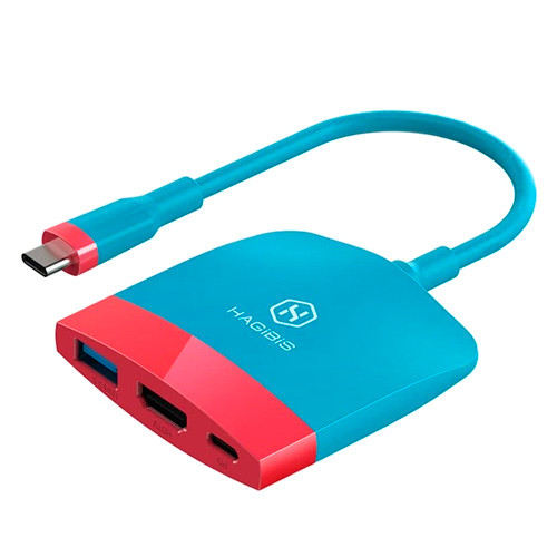 USB 3.0 Type-C - HDMI Type-C USB 3.0 хаб перехідник для Nintendo, HAGiBiS