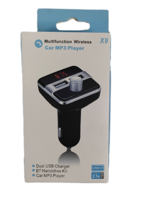 FM Модулятор для Авто CAR X9, Bluetooth