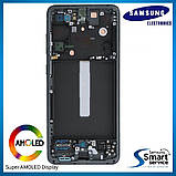 Дисплей Samsung G990 Galaxy S21 FE Чорний Black GH82-26414A оригінал!, фото 2