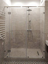 Скляна душова перегородка зі скла extraclear