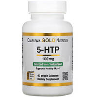 Аминокислота California Gold Nutrition 5-HTP 100 mg (90 капсул.)