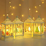 Світні новорічні ліхтарі на батарейках 13*5*5 см (новорічні ліхтарики, ліхтарики з підсвіткою Новий рік), фото 2