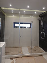 Перегородки для душу зі скла під розмір