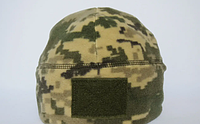 Армейская шапка Военная Пиксель Флисовая теплая