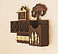 Ключниця дерев'яна сімейна 30*24 см Гранд Презент 35, фото 2