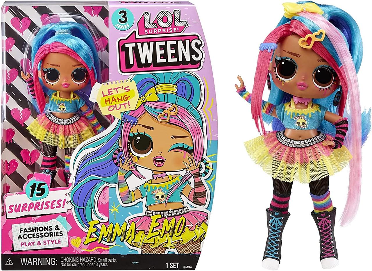 Лялька Лол Твінс Емма Емо Підлітки S3 LOL Surprise Tweens Emma Emo 584070
