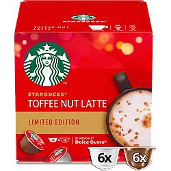 Кава в капсулах Дольче Густо - Dolce Gusto Starbucks TOFFEE NUT LATTE (12 капсул = 6 порцій)