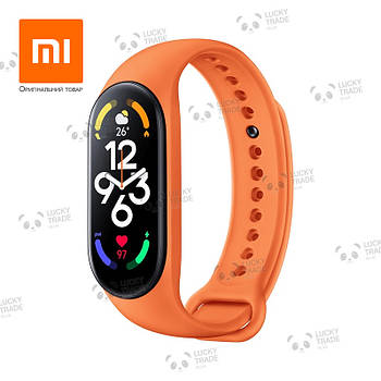 Оригінальний ремінець Xiaomi Mi Band 7 силіконовий браслет Сяомі Помаранчевий (M2142AS1 BHR6110CN) 2591P