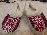 Тапочки з овечої шерсті-"Вишивка"., фото 3