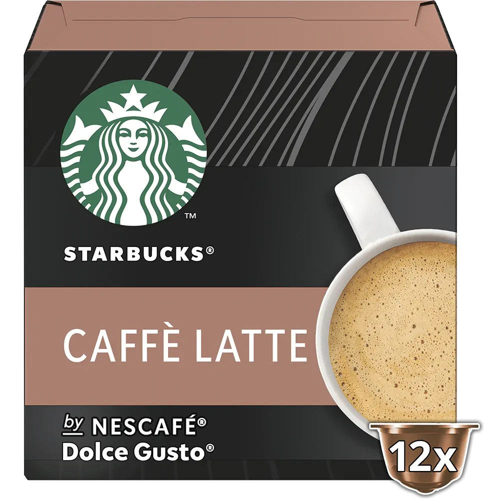 Кава в капсулах Дольче Густо - Dolce Gusto Starbucks AU LAIT CAFFE LATTE