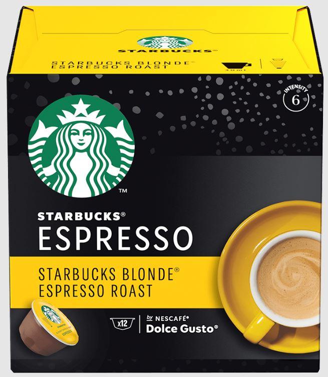 Кава в капсулах Дольче Густо - Dolce Gusto Starbucks Blonde Espresso Roast (12 порцій)