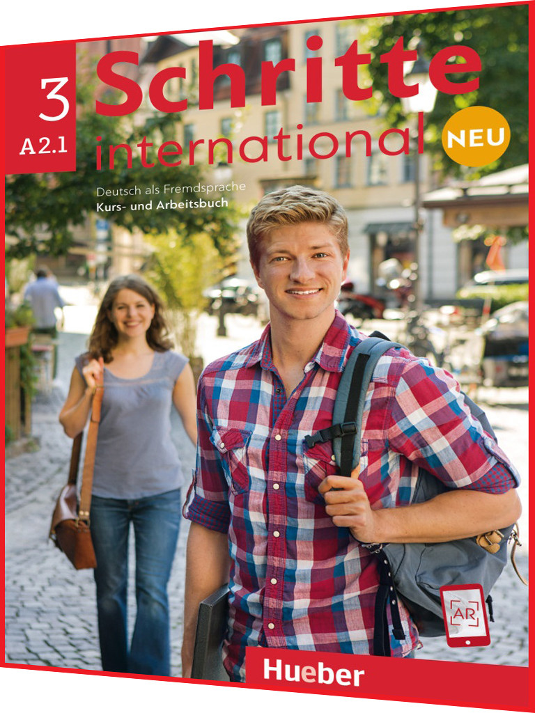 Schritte international Neu A2.1. Kursbuch+Arbeitsbuch. Книга з німецької мови. Підручник+Зошит. Hueber