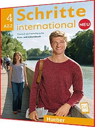 Schritte international Neu A2.2. Kursbuch+Arbeitsbuch. Книга з німецької мови. Підручник+Зошит. Hueber