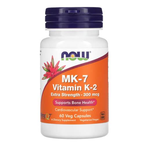Вітаміну K2 MK-7, NOW MK-7 K2 300 mcg 60 капсул
