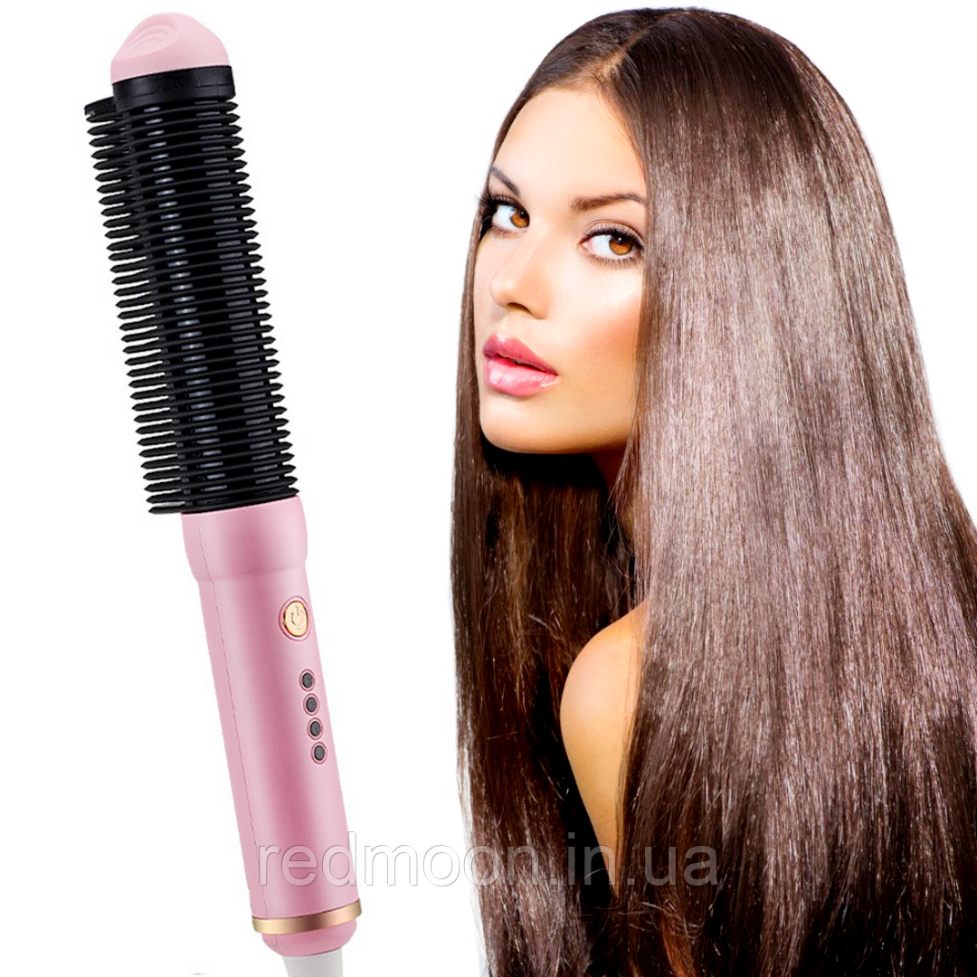 Гребінець випрямляч для волосся Fashion Hairdresser S9 / Вирівнювач для волосся / Гребінець-праска