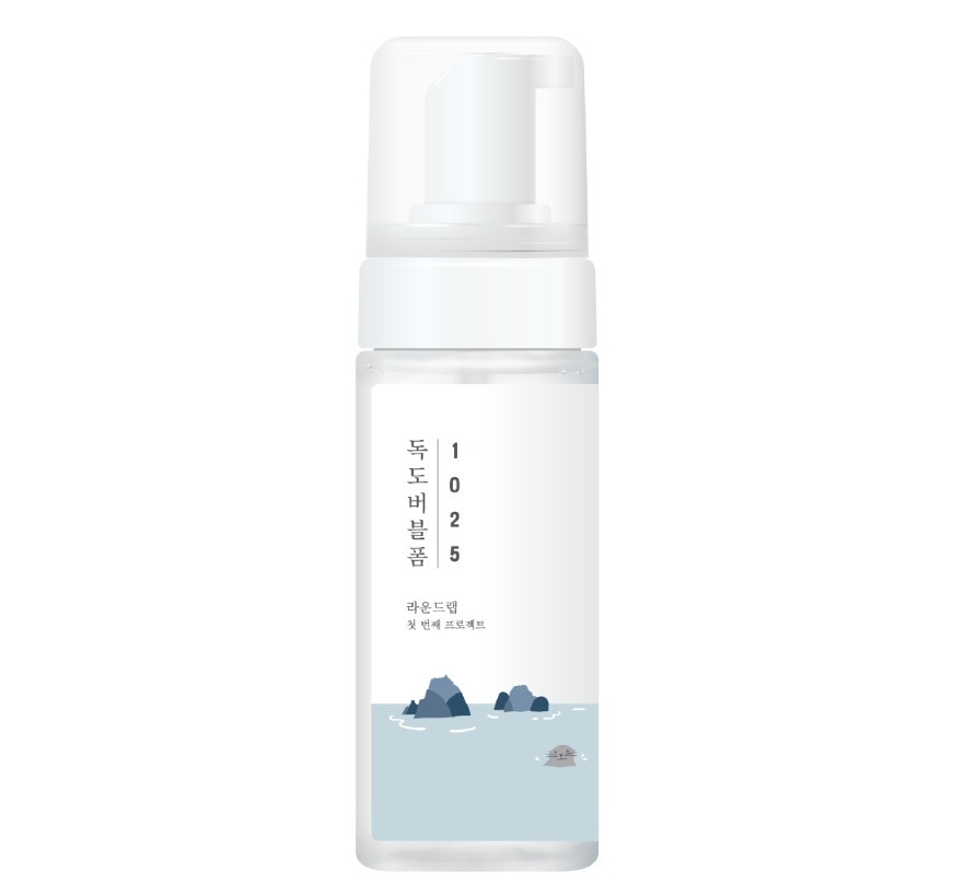 ROUND LAB 1025 Dokdo Bubble foam 150 ml - Очищуюча пінка для проблемної шкіри, фото 1