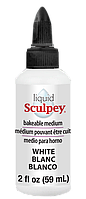 Рідка Біла пластика Скалпей Liquid Sculpey White 59 мл