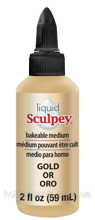 Рідка Золота пластика Скалпей Liquid Sculpey Gold 59 мл