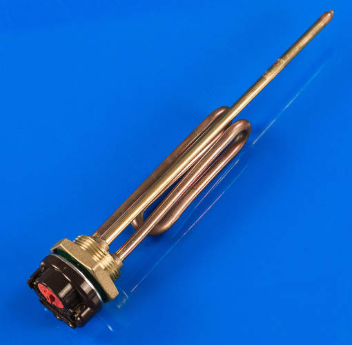 Купити ТЕН для бойлера 1.5 кВат, з портом під анод і термостатом, гайка ...