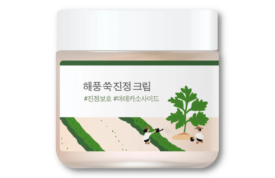 ROUND LAB MUGWORT Calming Cream 80 ml - Заспокійливий крем з морським полином