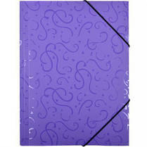 Тека пластикова на гумці А4 з візерунком, папка KNZ, фото 3