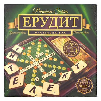 Гра настільна "Ерудит PREMIUM SERIES" G-ER-U-01 KNZ, фото 1