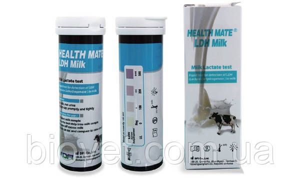 Тест - смужки для визначення маститу Health Mate™ LDH Milk, LDH Milk-25, 25 шт