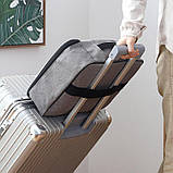 Ділова сумка-портфель для подорожей, дорожній кейс, органайзер для документів і гаджетів., фото 3