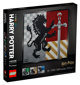 Конструктор LEGO Art Harry Potter Герби Гоґвортса 4249 деталей (31201)