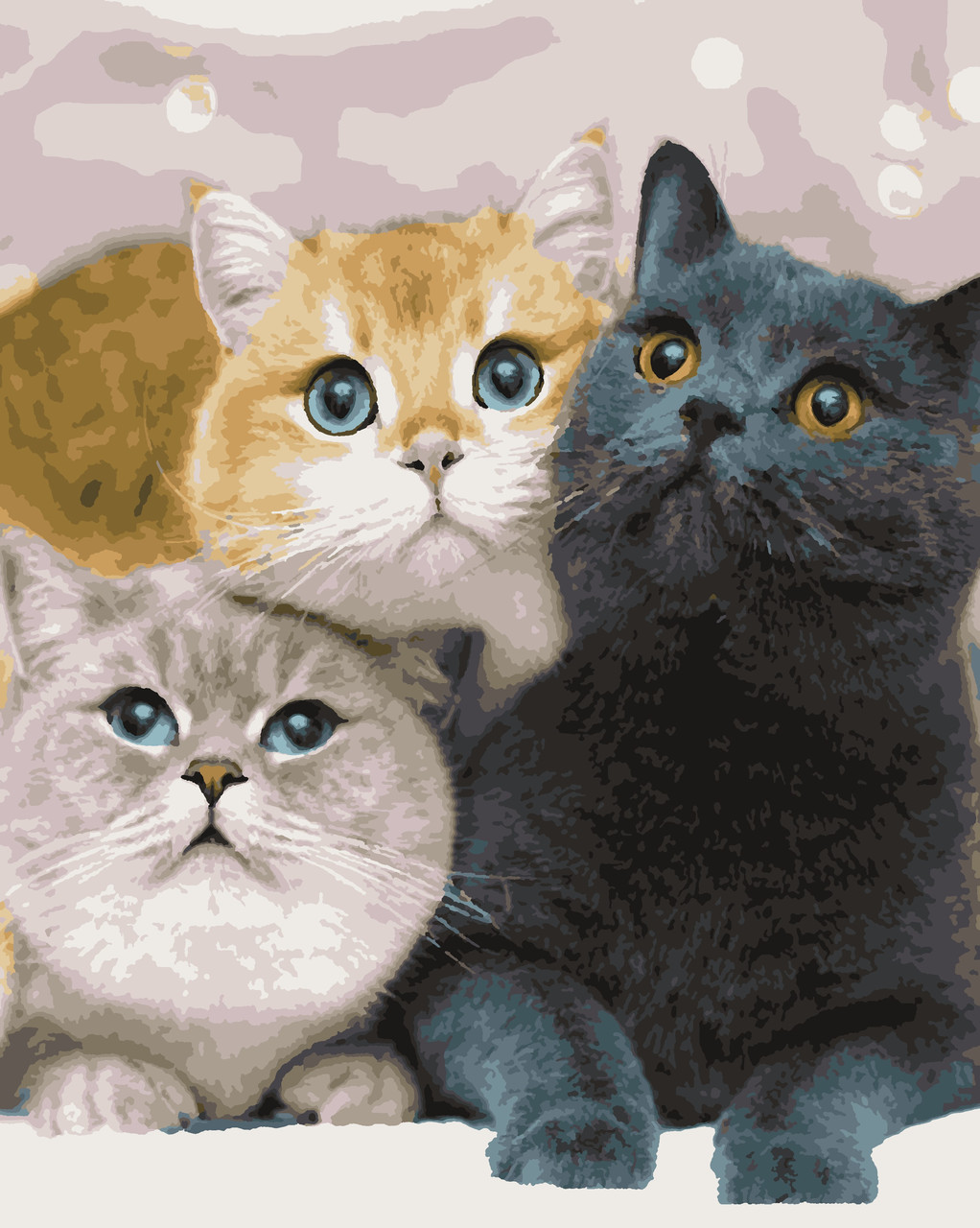 Картина за номерами "Котейки" 40*50 см