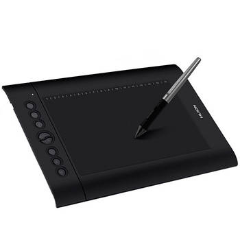 Графічний планшет з пером HUION H610 Pro V2, 10x6.25"