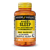 Легкий сон з магнієм та ромашкою, Eazy sleep with Magnesium & Chamomile, Mason Natural, 60 таблеток