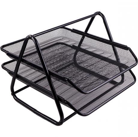 Купить Лоток для бумаги горизонтальный металлический 2 секции 2012 ...