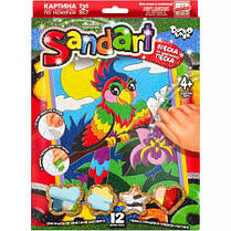 Фреска із кольорового піску "Sand Art" Danko toys KNZ, фото 3